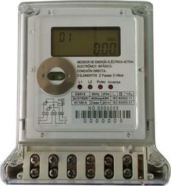 Brownouts Operatable 2 Phase Electric Meter, Volume Besar Elektronik Kwh Meter meaure netral hilang
