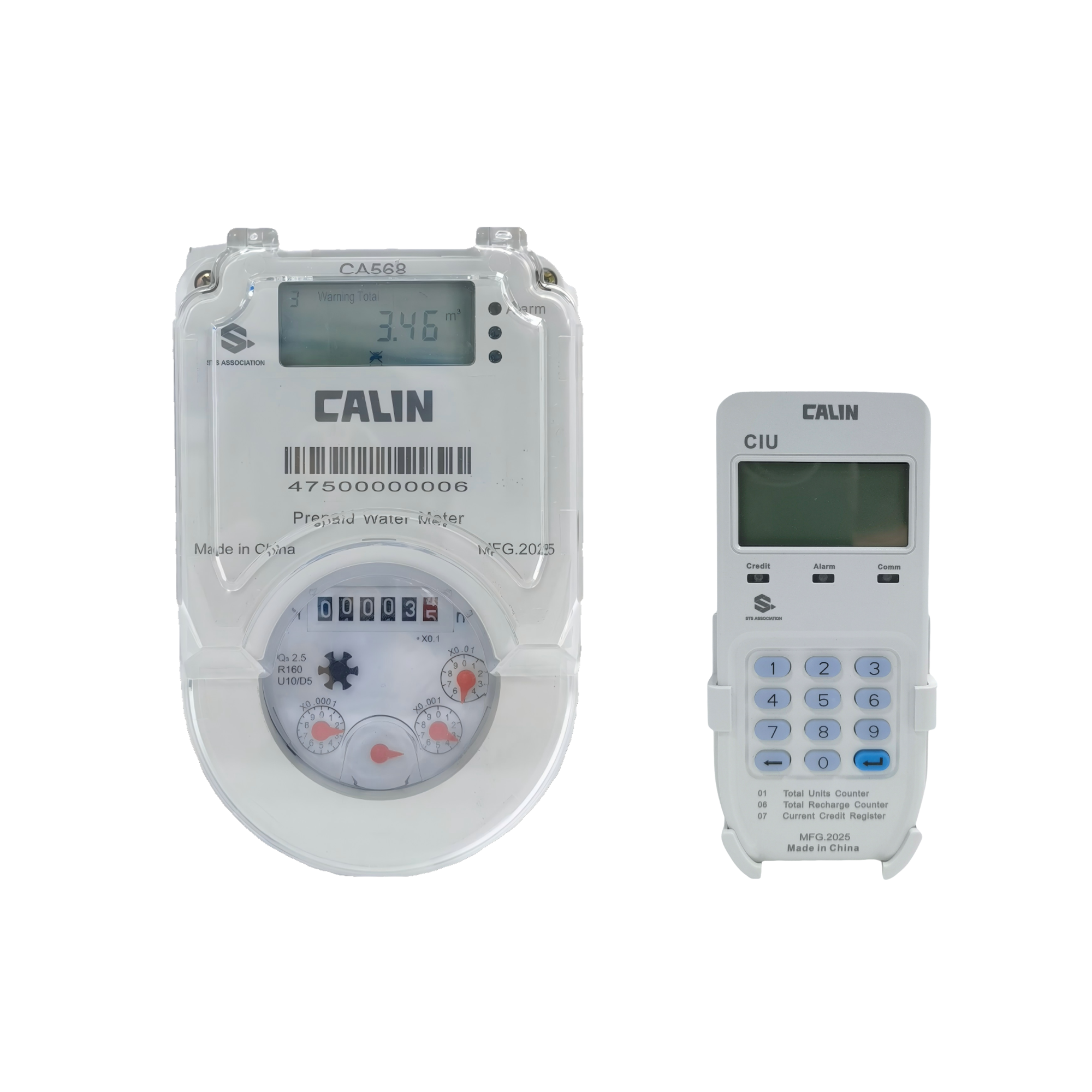 RF Communication High Accuracy Prepaid Water Meter dengan AMI / AMR ...