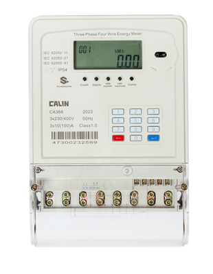 Meteran Listrik Prabayar Tiga Phase, Plc Rf Commercial Electric Meter